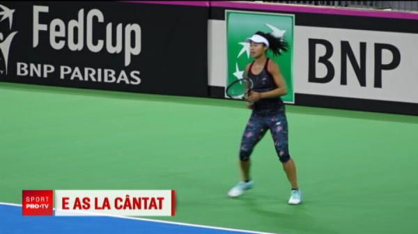 FED CUP // Este nascuta in China, joaca pentru Canada si vrea sa-i compuna o melodiei Simonei Halep: E bine ca nu joaca!