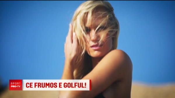 Milioane de oameni voiau s-o vada in revista! Cum arata cea mai frumoasa jucatoare de golf