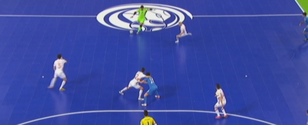 Gol FANTASTIC marcat de portarul din Kazahstan in semifinala Euro! Meci IREAL cu Spania