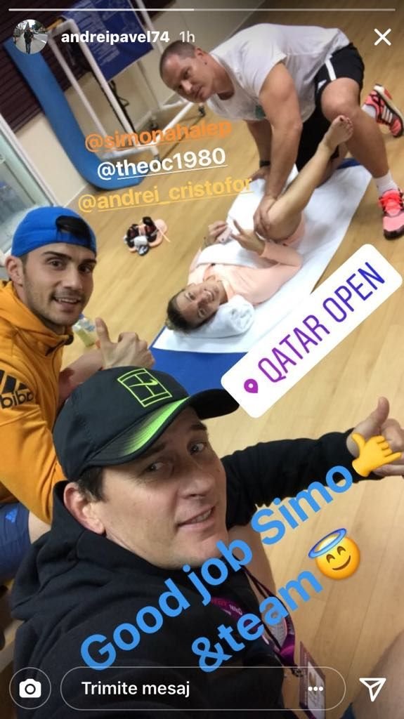 SIMONA HALEP, DOHA // La tortura de dupa meci! Cum a fotografiat-o Andrei Pavel pe Simona dupa calificarea in sferturi :)