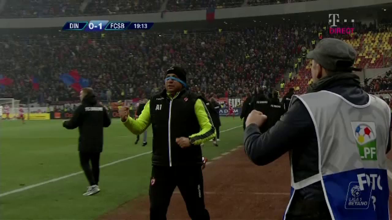 Miriuta a innebunit dupa golul marcat de Pesic! A sarbatorit ca Mourinho golul care o poate duce pe Dinamo in playoff_9