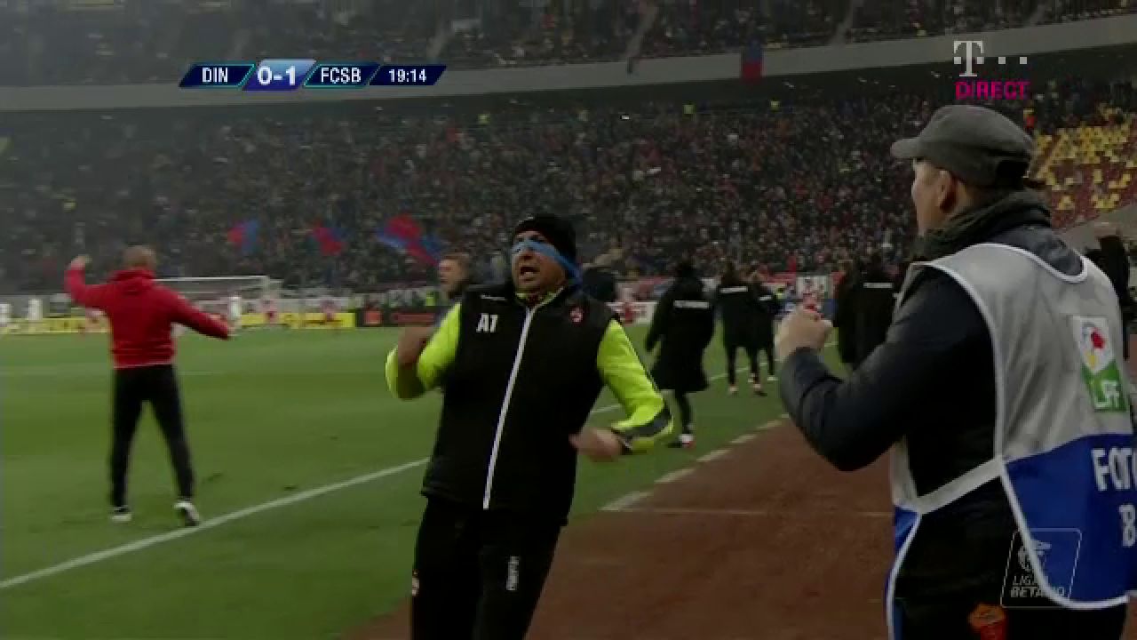 Miriuta a innebunit dupa golul marcat de Pesic! A sarbatorit ca Mourinho golul care o poate duce pe Dinamo in playoff_10