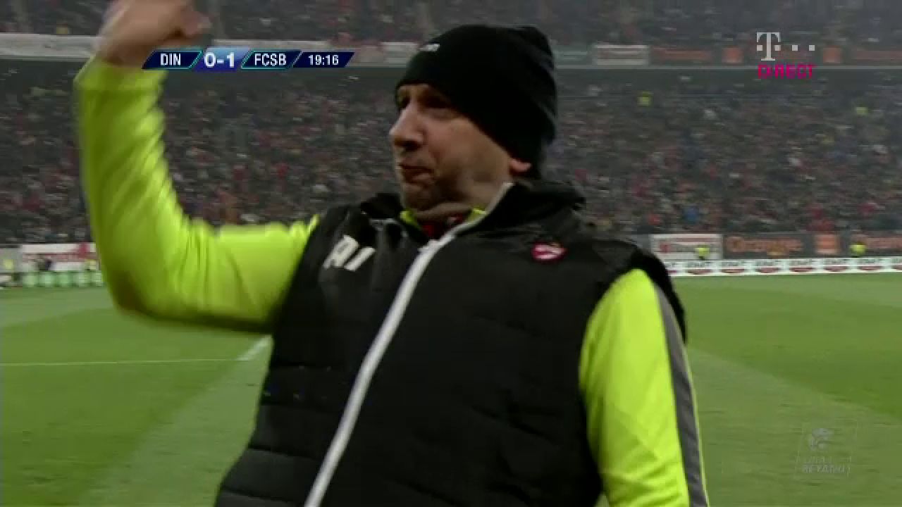 Miriuta a innebunit dupa golul marcat de Pesic! A sarbatorit ca Mourinho golul care o poate duce pe Dinamo in playoff_13