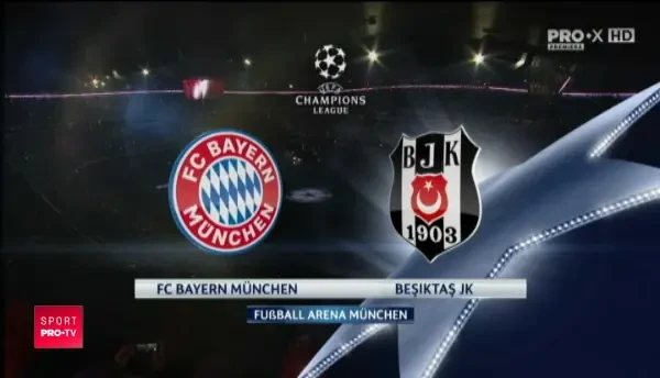 Bayern 5-0 Besiktas - rezumatul meciului