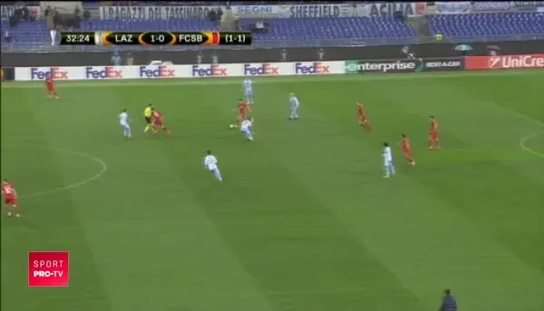 CE A FOST ASTA?! Faza SCANDALOASA la 1-0 pentru Lazio! Atac extrem de periculos pentru Steaua oprit aiurea de arbitru! Ce s-a intamplat