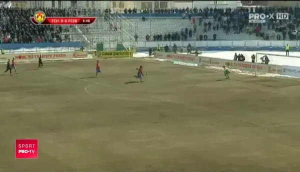 Dubla interventie a lui Balgradean! Sibiul a ratat doua ocazii intr-un minut!