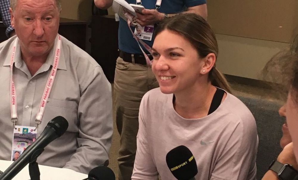 SIMONA HALEP LA INDIAN WELLS // Jurnalistii americani au intrebat-o pe Simona daca le doneaza bonusul de 1 mil de dolari daca il va castiga :)) Ce raspuns a dat Halep