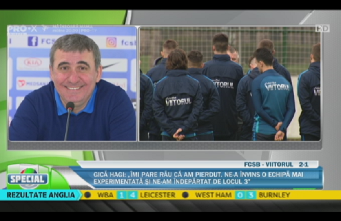 Noi la titlu? Glumiti? Hagi, resemnat dupa meciul cu Steaua: Au jucat mai mult fotbal ca noi!