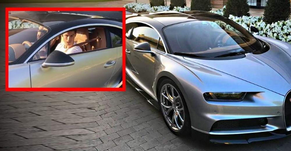 De ce ai face asta? E lipsa de respect! Ce si-a scris Ronaldo pe noul Bugatti Chiron de 2,5 mil euro. VIDEO