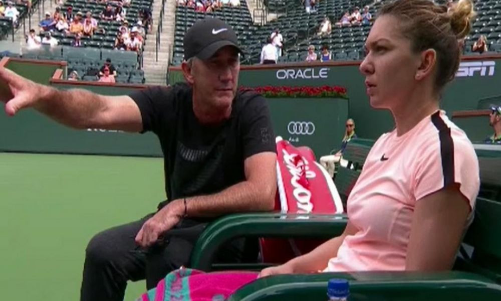 SIMONA HALEP, INDIAN WELLS | Halep, despre momentul tensionat cu Darren Cahill! De ce l-a lasat pe australian sa vorbeasca singur