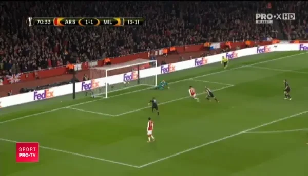 GOL Xhaka, in Arsenal - AC Milan | VIDEO