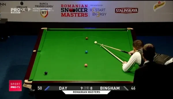 Finala senzationala la Romanian Snooker Masters! Ryan Day il invinge pe Bingham dupa repozitionarea bilei negre in ultimul frame!
