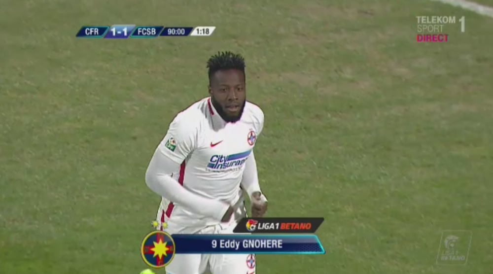 CFR Cluj 1-1 Steaua | Al treilea egal identic din acest sezon, dupa un meci PLIN DE FAZE CONTROVERSATE! Hategan a gresit la penalty si eliminare, Gnohere a egalat dramatic in minutul 90_5