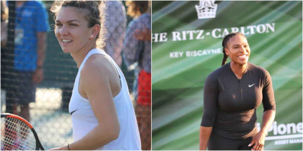 FOTO Reactia Serenei Williams dupa ce a LOVIT-O pe Simona Halep! Cele doua, dar si Darren Cahill si Nick Kyrgios, si-au unit fortele in scop nobil