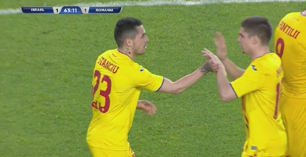 ROMANIA ESTE PRO! Israel 1-2 Romania, goluri de exceptie reusite de Stanciu si Tucudean, Mitrita a dat o pasa de maestru. GOLURILE AICI_15
