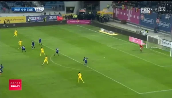 GOOOL Rotariu, in Romania - Suedia | VIDEO