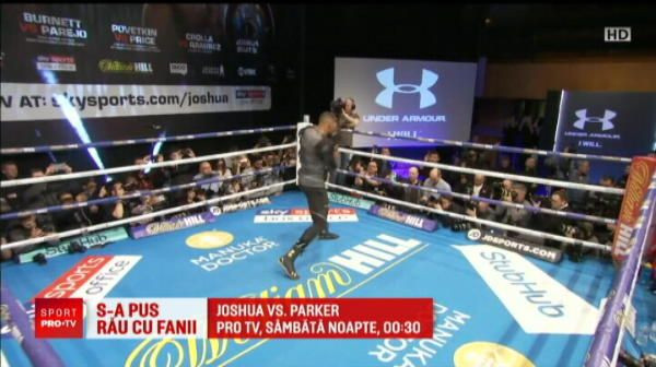 Amenintarea lui Parker: O sa va bat la box cum o fac neo-zeelandezii mei la rugby! Joshua - Parker, lupta greilor, sambata noaptea, la PRO TV