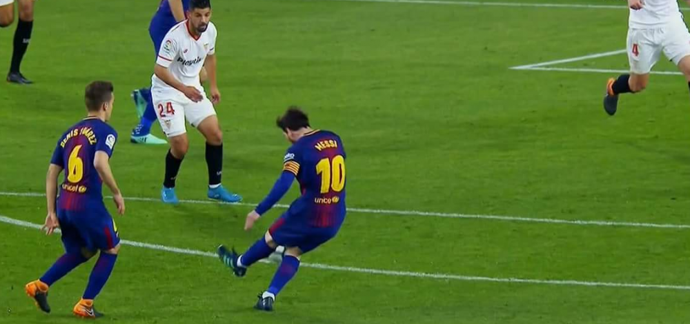 Gol DIVIN al lui Messi! Lovitura MAGICA a salvat-o pe Barcelona. VIDEO