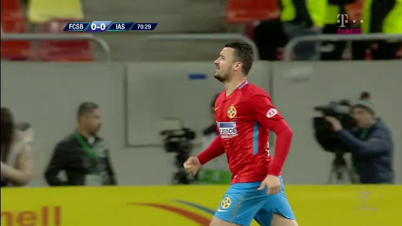 FCSB 1-0 CSM Poli Iasi | Echipa lui Dica trece pe primul loc in Liga I! Alibec, HUDUIT pe National Arena! Toate fazele_5