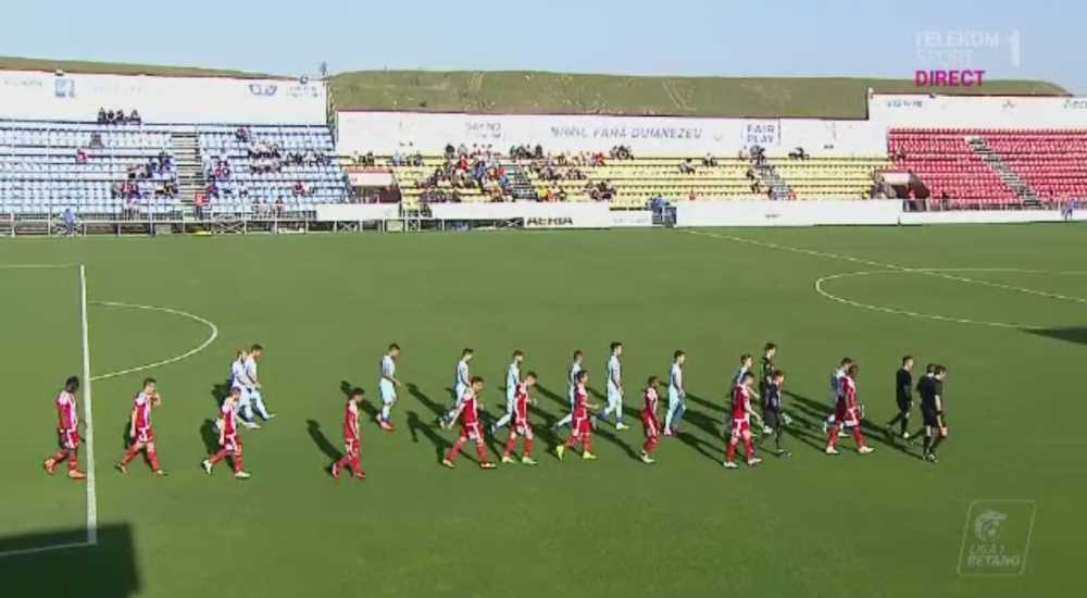 Moment uluitor inainte de Juventus - Sepsi OSK! La statia de amplificare s-au auzit INJURATURI la adresa maghiarilor. Scuza organizatorilor