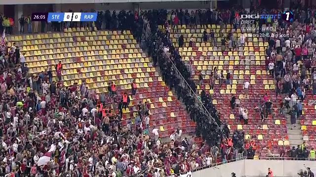 SANGE si RAZBOI pe National Arena! Fanii Stelei si ai Rapidului au rupt gardurile si a iesit MACEL! Jandarmii au intervenit imediat: FOTO_3