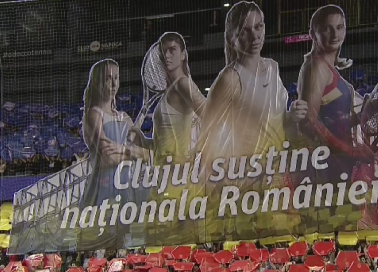 FED CUP Romania 2-0 Elvetia | VICTORIEEE! Begu castiga in doua seturi cu Bacszinsky, Halep a invins-o pe Golubic dupa un meci teribil_3