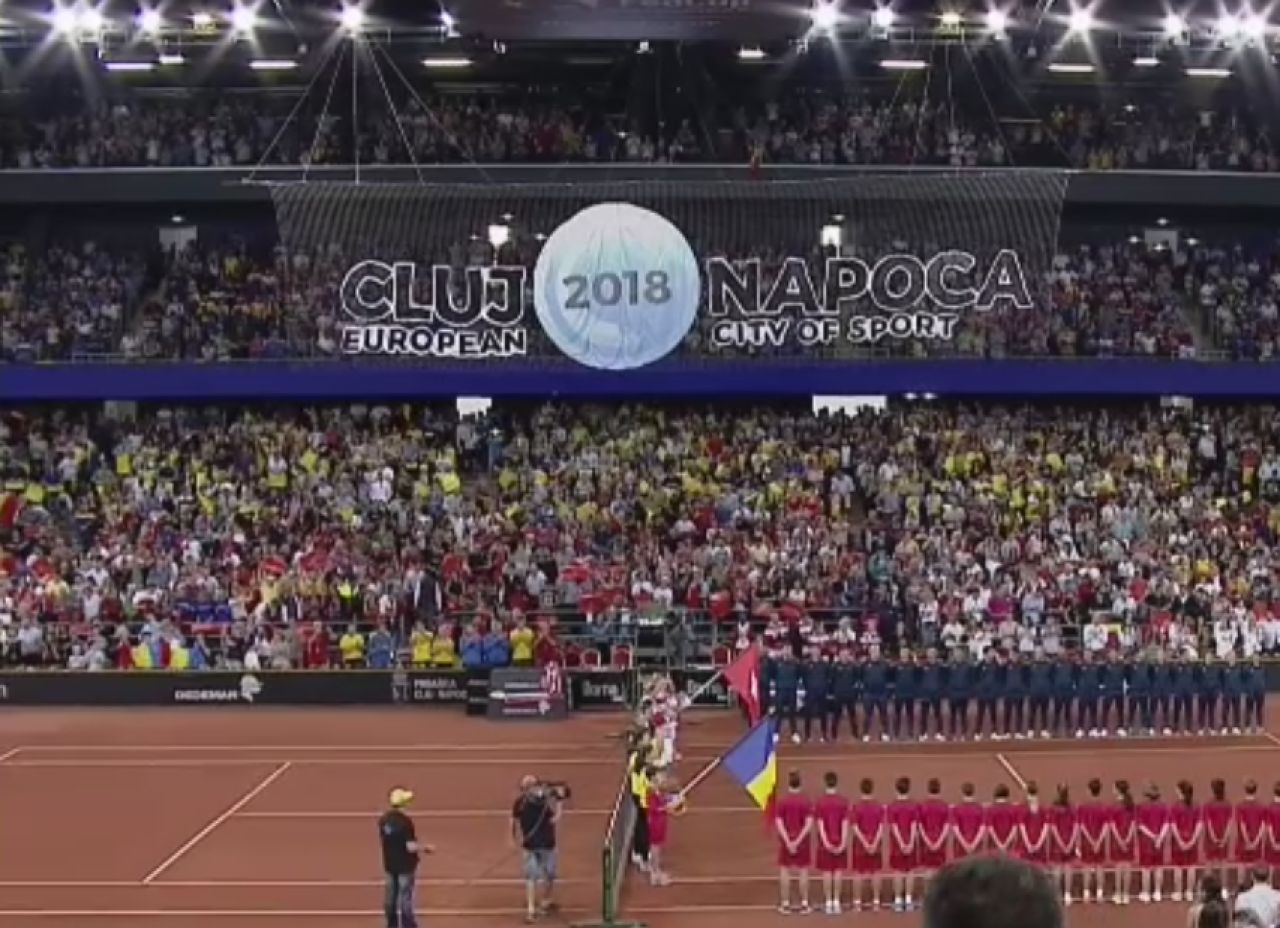 FED CUP Romania 2-0 Elvetia | VICTORIEEE! Begu castiga in doua seturi cu Bacszinsky, Halep a invins-o pe Golubic dupa un meci teribil_4