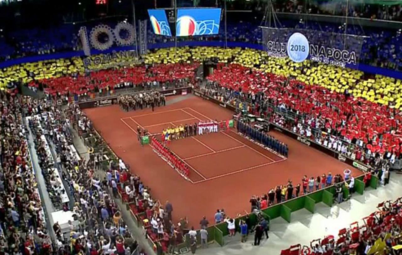 FED CUP Romania 2-0 Elvetia | VICTORIEEE! Begu castiga in doua seturi cu Bacszinsky, Halep a invins-o pe Golubic dupa un meci teribil_5