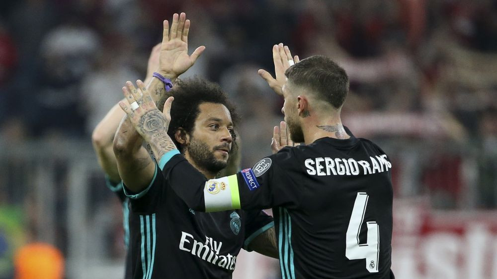 Gestul care NU s-a vazut in timpul meciului Bayern - Real! Ce au facut Sergio Ramos si Marcelo imediat dupa golul lui Kimmich