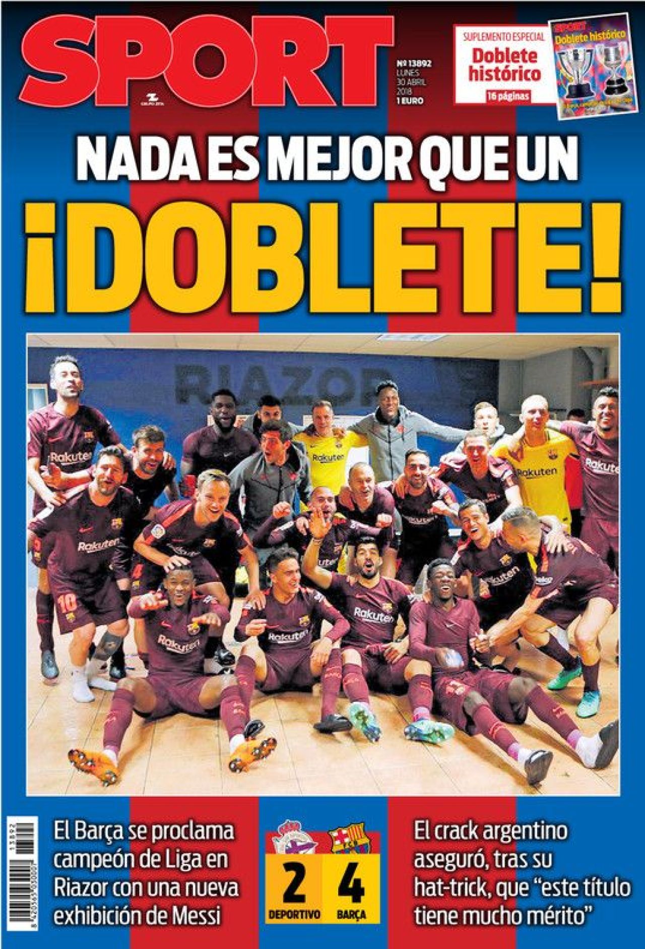INVICTUS! Barcelona, titlul 25 in Spania! Messi, golul 1000 in cariera: