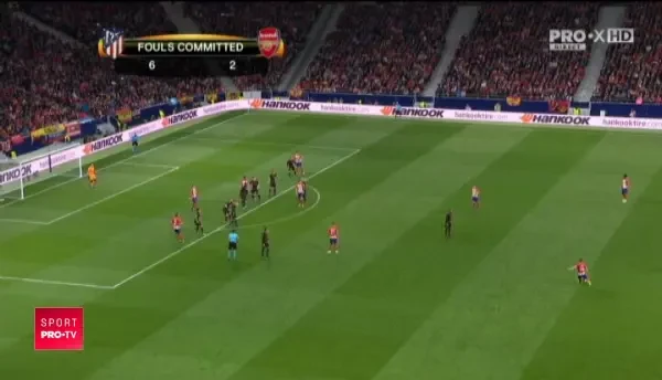 Doua ocazii pentru Atletico intr-un minut