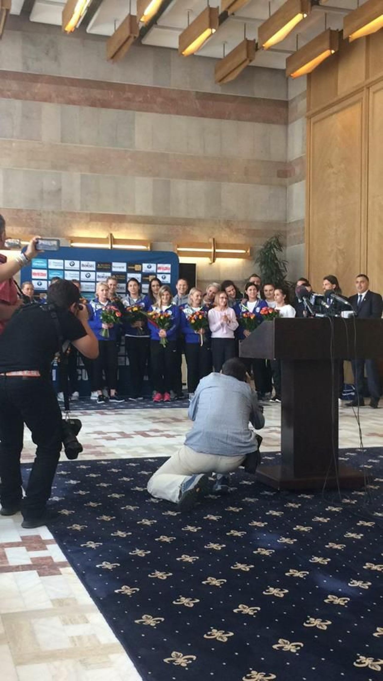 CSM, primire la Salonul Prezidential! Mesajul fetelor pentru conducerea clubului: