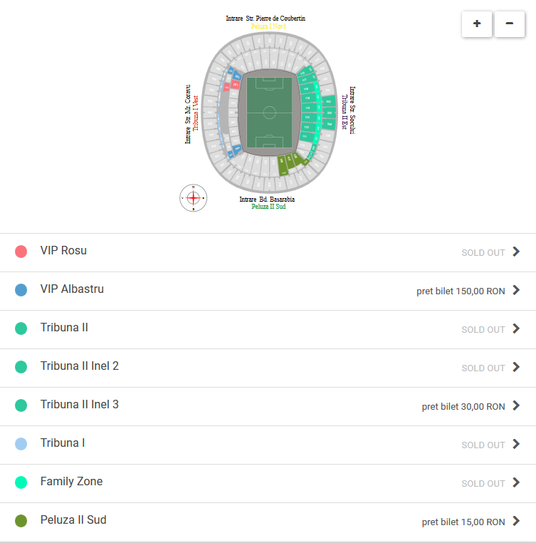 Sold OUT in mai multe zone ale stadionului! Se umple National Arena la finala Cupei // Craiova - Hermannstadt la PRO X
