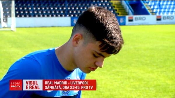 Hagi trimite un junior la finala UEFA Champions League: La 18 ani sper sa joc in Liga Campionilor! Real - Liverpool, IN DIRECT la ProTV, sambata, ora 21:45