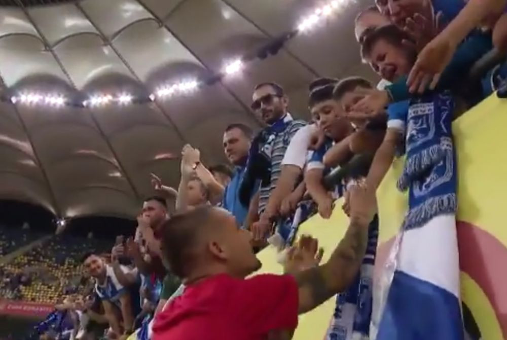 Imaginile superbe care nu s-au vazut la TV! Ce a facut Mitrita dupa ce Craiova a castigat Cupa Romaniei! Reactia formidabila a copilului