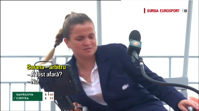 Sorana Cirstea, ELIMINARE cu scandal de la Roland Garros 2018! A RABUFNIT la adresa arbitrei: 