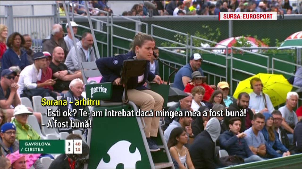 Sorana Cirstea, ELIMINARE cu scandal de la Roland Garros 2018! A RABUFNIT la adresa arbitrei: