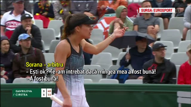 Sorana Cirstea, ELIMINARE cu scandal de la Roland Garros 2018! A RABUFNIT la adresa arbitrei: 