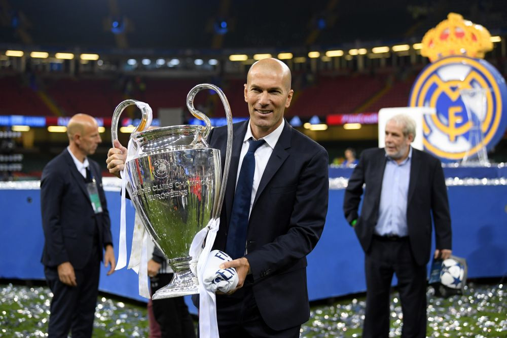 Cifrele incredibile ale mandatului lui Zidane! Francezul pleaca de la Real la egalitate cu cei mai titrati antrenori din istoria UCL. Cate trofee a castigat