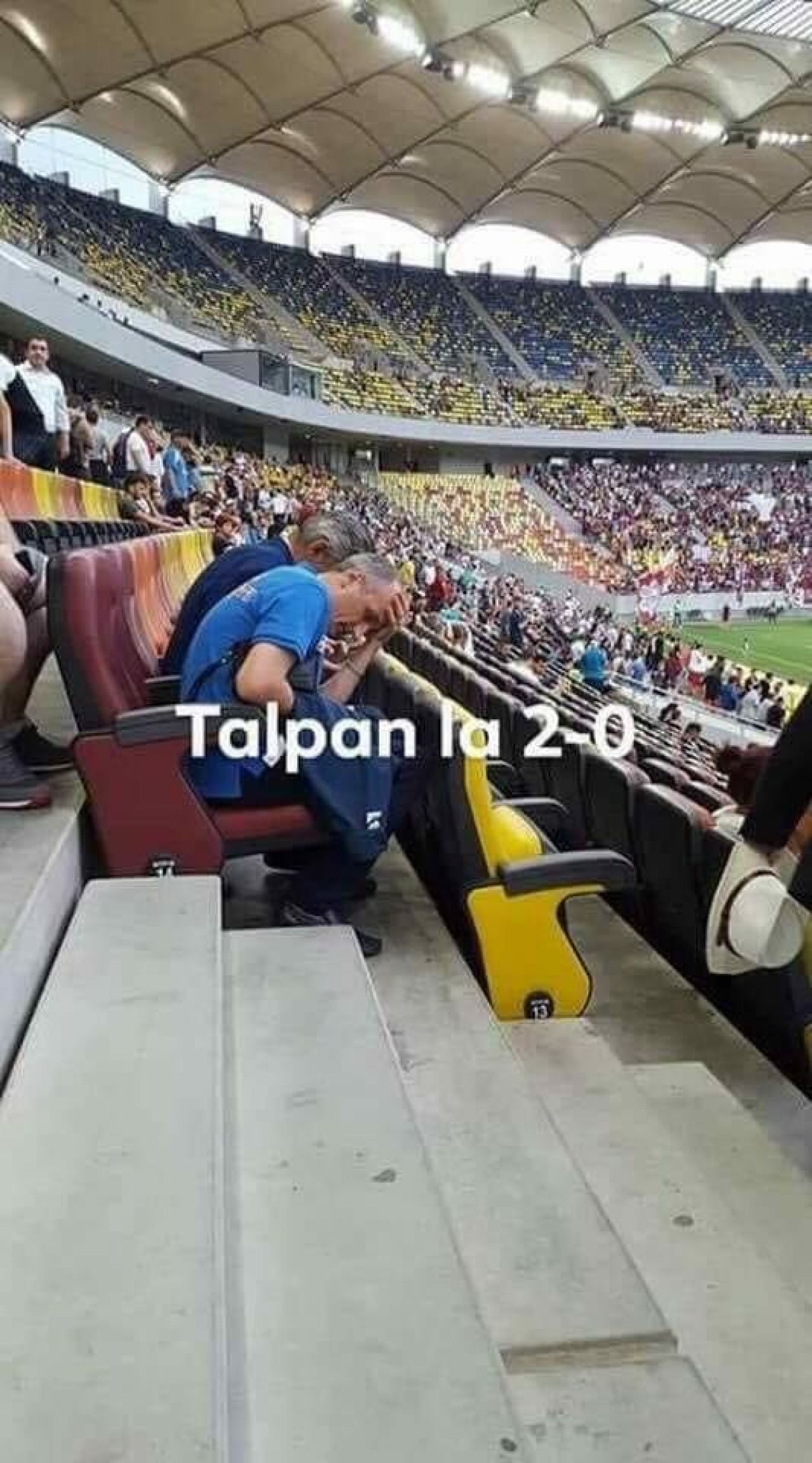 FOTO | Cum a reactionat Florin Talpan in tribunele de pe National Arena dupa CSA 0-2 Rapid! Rapidistii rad de juristul Armatei_1