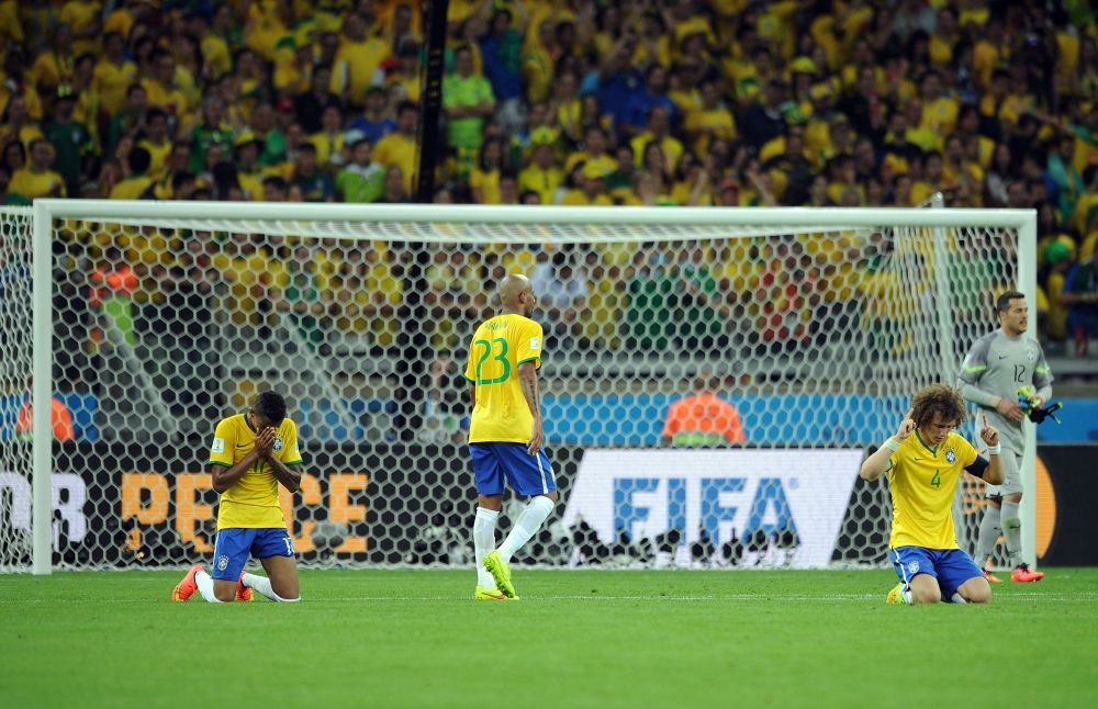 Brazilienii vor sa stearga din memorie DEZASTRUL cu Germania! Suma incredibila cu care se vinde plasa portii de la acel meci