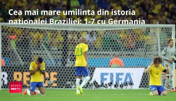 Brazilienii vor sa stearga din memorie DEZASTRUL cu Germania! Suma incredibila cu care se vinde plasa portii de la acel meci