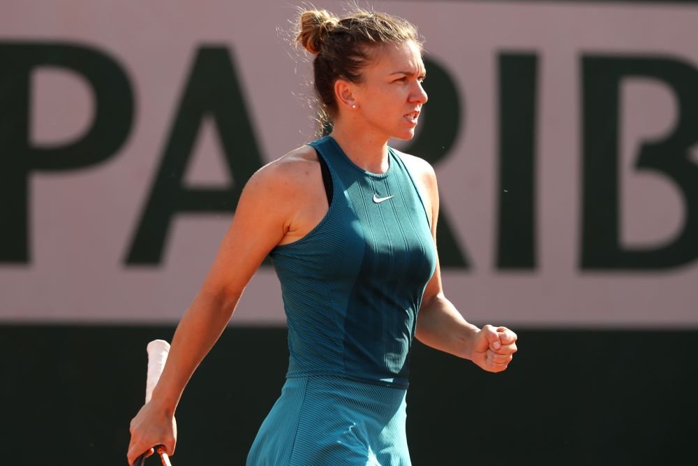 SIMONA HALEP - GARBINE MUGURUZA 6-1 6-4 | Calificare PERFECTA dupa ce a demolat-o pe Muguruza! Finala Roland Garros SE VEDE LA PRO TV_9