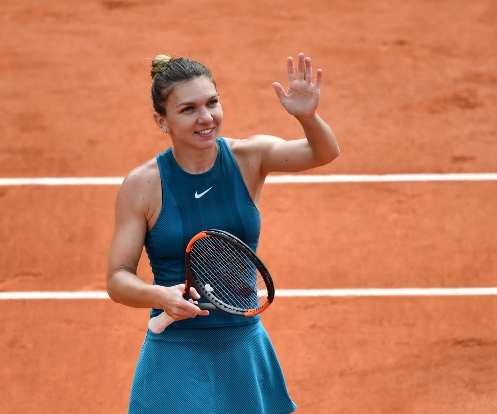 SIMONA HALEP - GARBINE MUGURUZA 6-1 6-4 | Calificare PERFECTA dupa ce a demolat-o pe Muguruza! Finala Roland Garros SE VEDE LA PRO TV_12