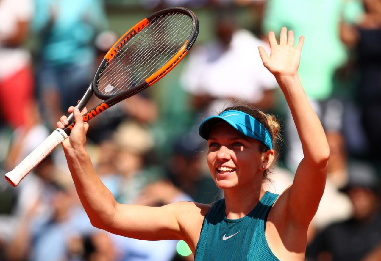 SIMONA HALEP - GARBINE MUGURUZA 6-1 6-4 | Calificare PERFECTA dupa ce a demolat-o pe Muguruza! Finala Roland Garros SE VEDE LA PRO TV_23