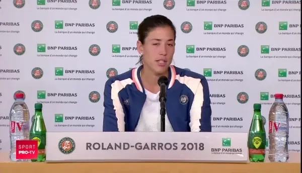 Halep a facut-o pe Muguruza sa PLANGA! Jucatoarea din Spania vrea REVANSA: O sa vedem acolo cum va fi VIDEO