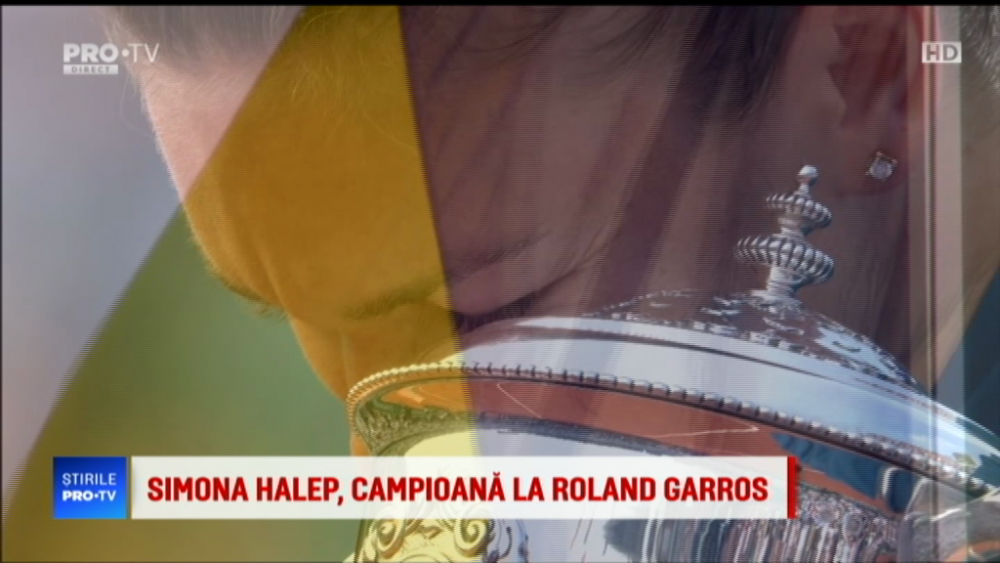 Momente URIASE: Imnul Romaniei a facut LINISTE pe arena de la Roland Garros, Halep a izbucnit in lacrimi! VIDEO