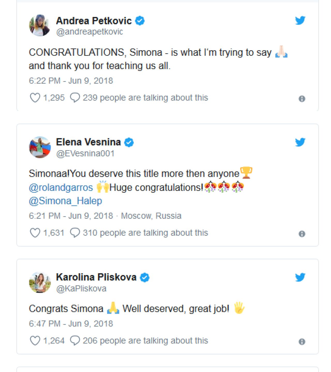 MII de mesaje CURG pentru Simona Halep dupa victoria la Roland Garros: