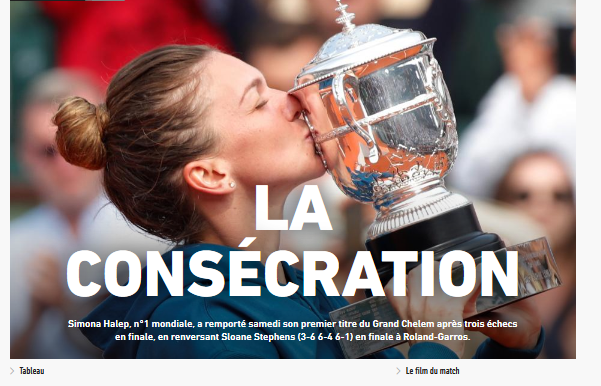 Simona Halep, STIREA MOMENTULUI in lume! L Equipe: Consacrarea! Ce scriu New York Times, Guardian si Marca