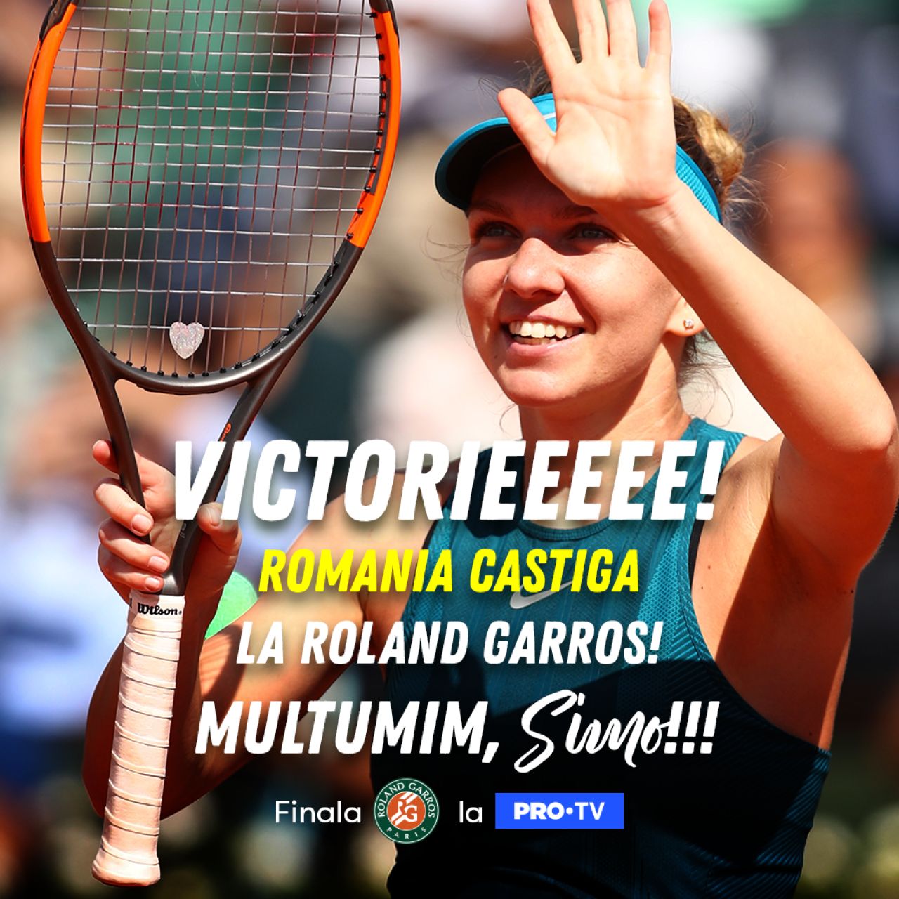 HALEP 3-6 6-4 6-1 STEPHENS, FINALA ROLAND GARROS LA PRO TV | MINUNAT! FABULOS! FANTASTIC! SIMONAAAA HALEEEEP castiga finala Roland Garros!!!_12